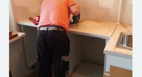 Сборка кухонного гарнитура. Рассказовка